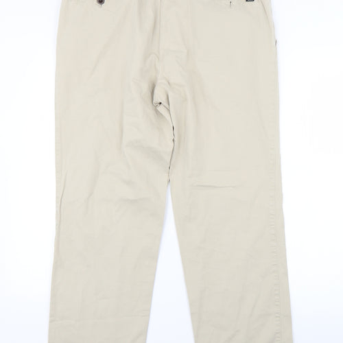 RAX Mens Beige   Chino Trousers Size 38 L25 in