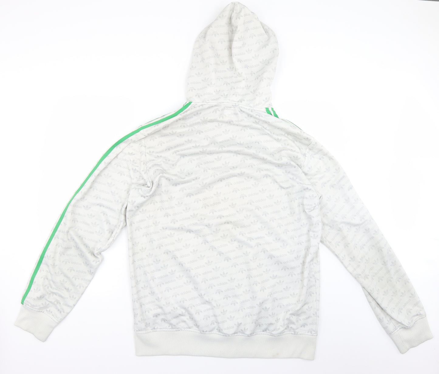 adidas Mens White   Jacket  Size XL