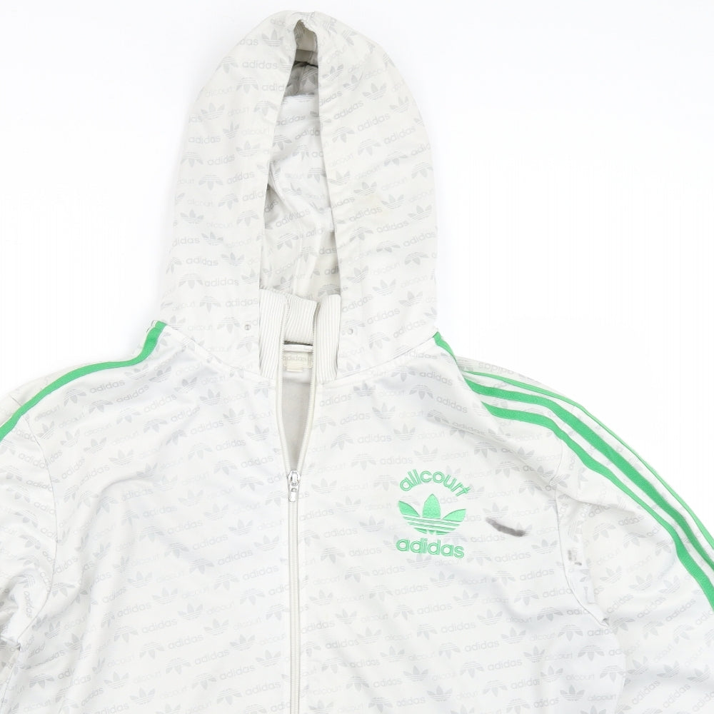 adidas Mens White   Jacket  Size XL