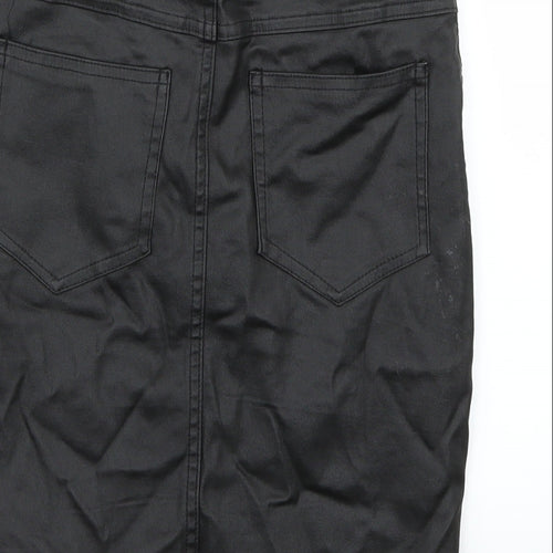 PRETTYLITTLETHING Womens Black   Maxi Skirt Size 4