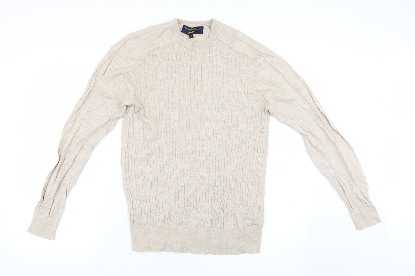 Paul Costelloe Womens Beige   Basic Blouse Size L