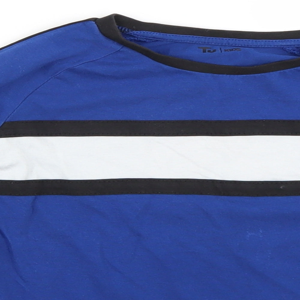 TU Boys Blue   Basic T-Shirt Size 7 Years