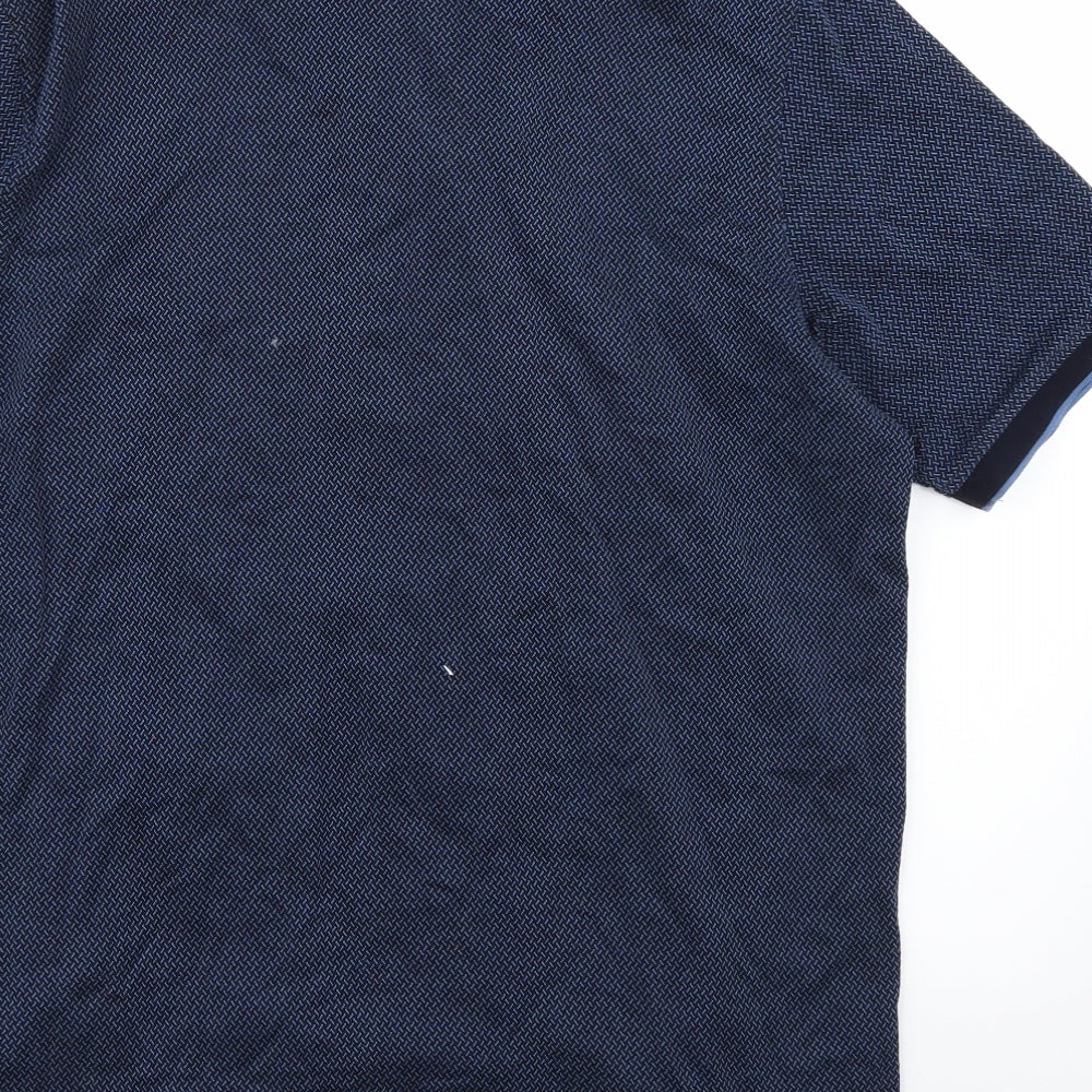 Baileys Mens Blue    Polo Size L