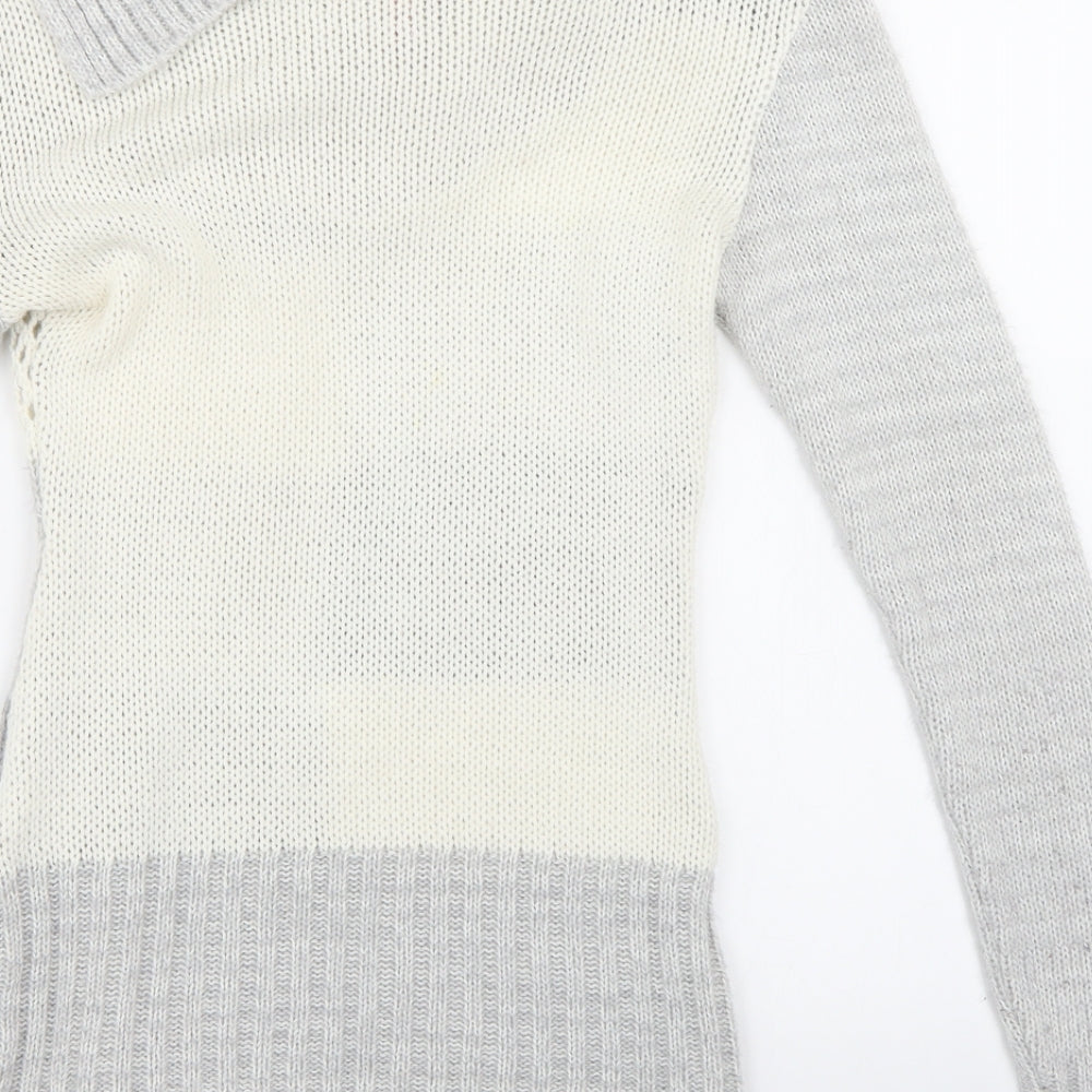 Lipsy Womens Grey   Pullover Jumper Size 8