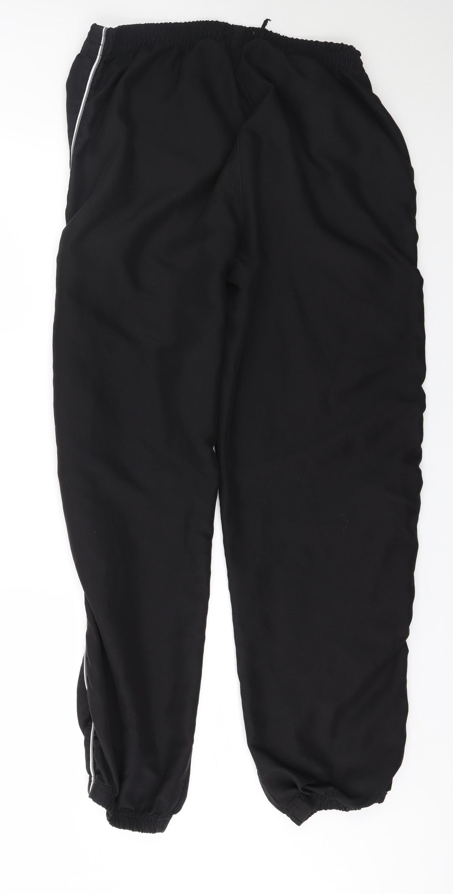 George Mens Black   Jogger Trousers Size L L30 in