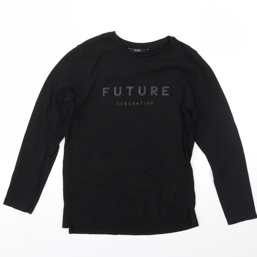 George Boys Black   Pullover Sweatshirt Size 10-11 Years  - Future Generation