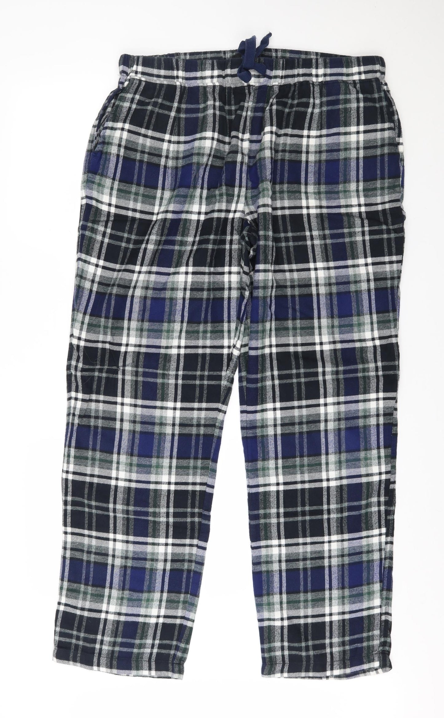 NEXT Womens Multicoloured Check  Trousers  Size XL L30 in - Lounge wear