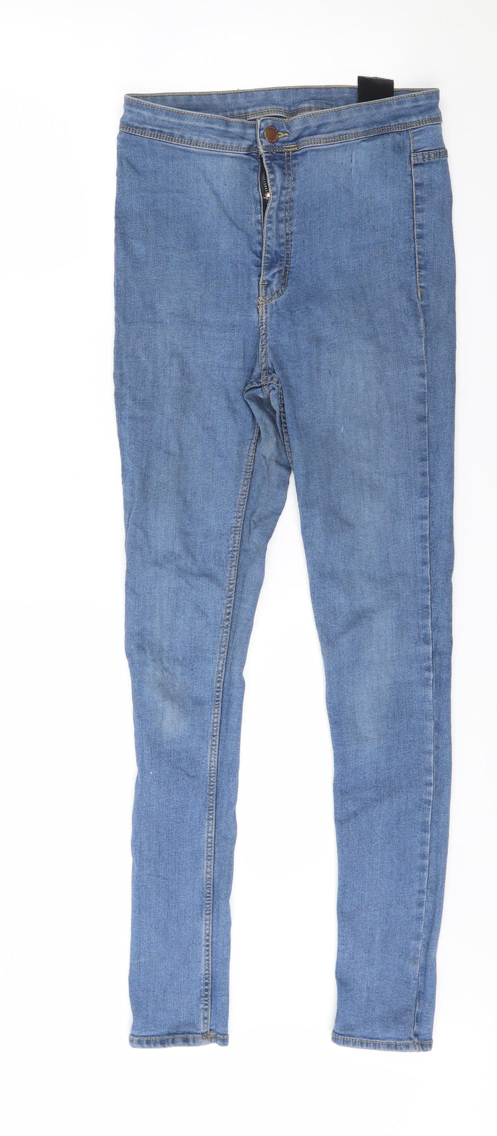 H&M Womens Blue Denim Skinny Jeans Size 12 L26 in