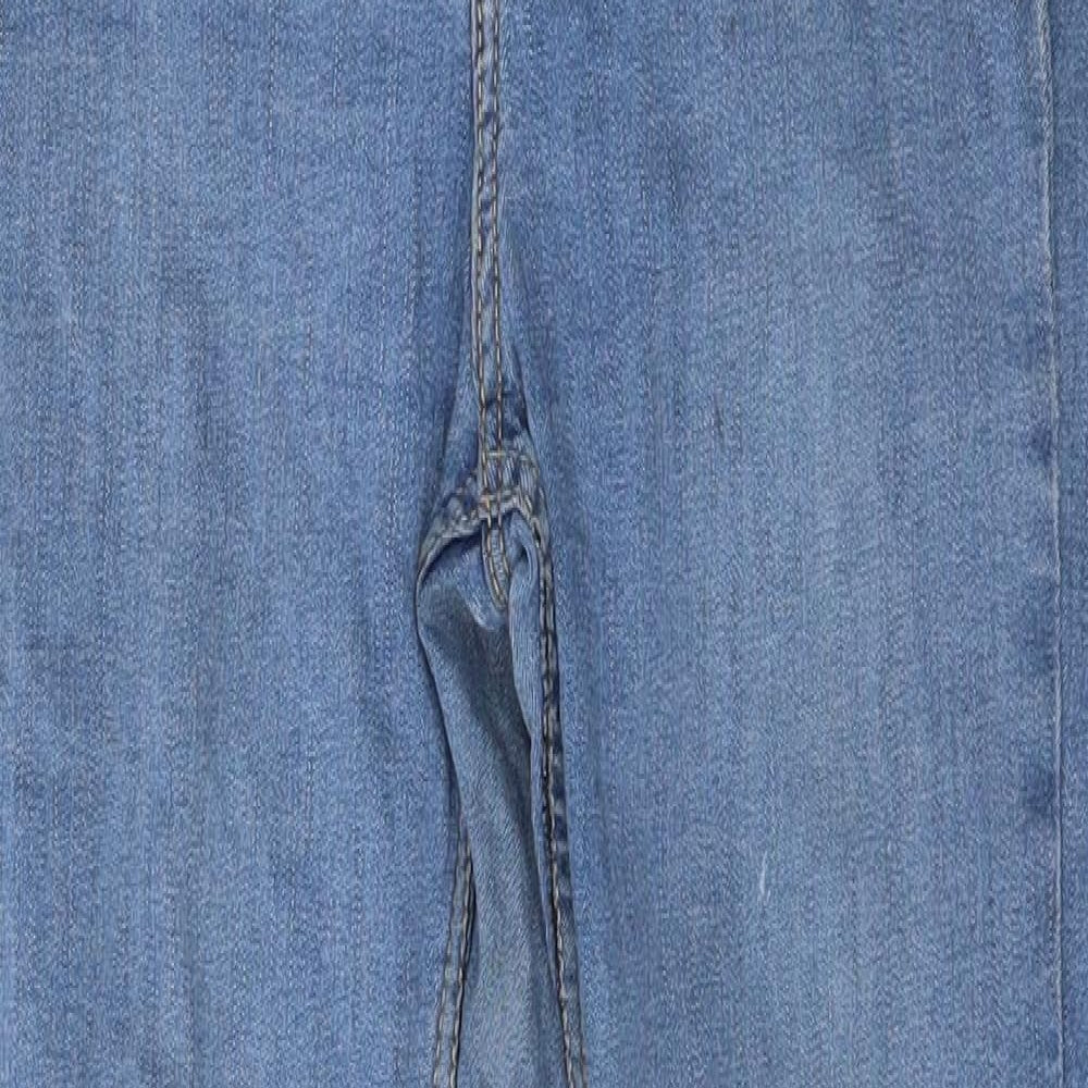 H&M Womens Blue  Denim Skinny Jeans Size 12 L26 in