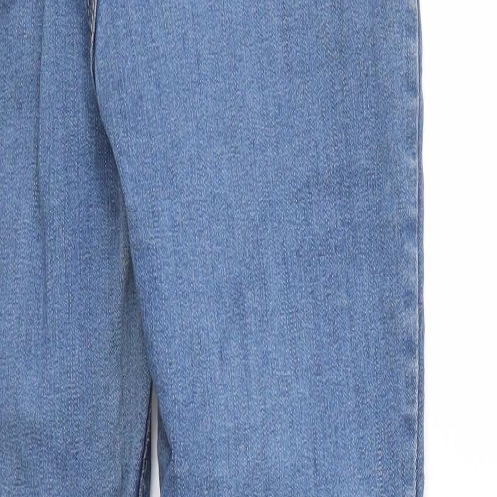 H&M Womens Blue  Denim Skinny Jeans Size 12 L26 in