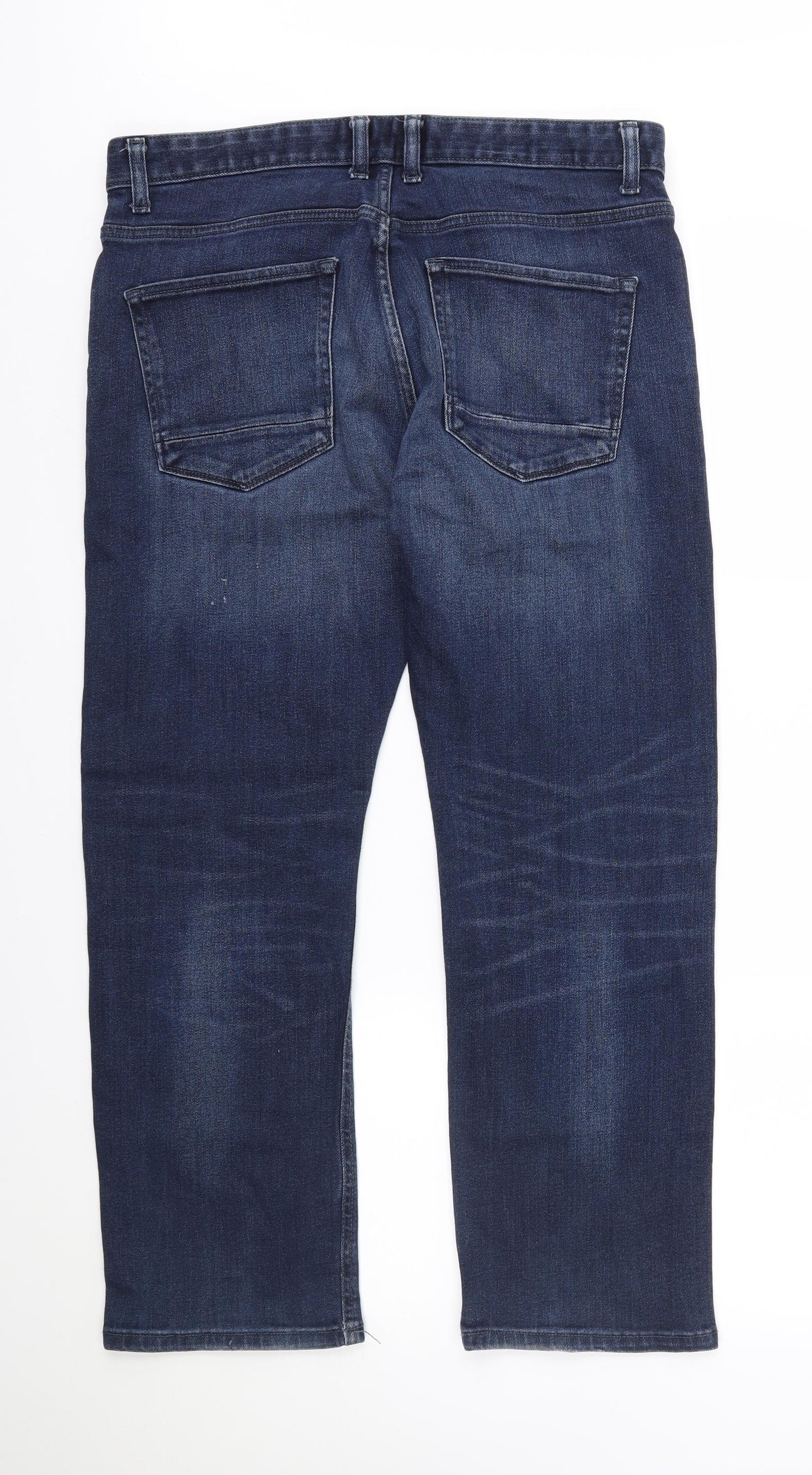 NEXT Mens Blue  Denim Skinny Jeans Size 34 L26 in - Short Leg
