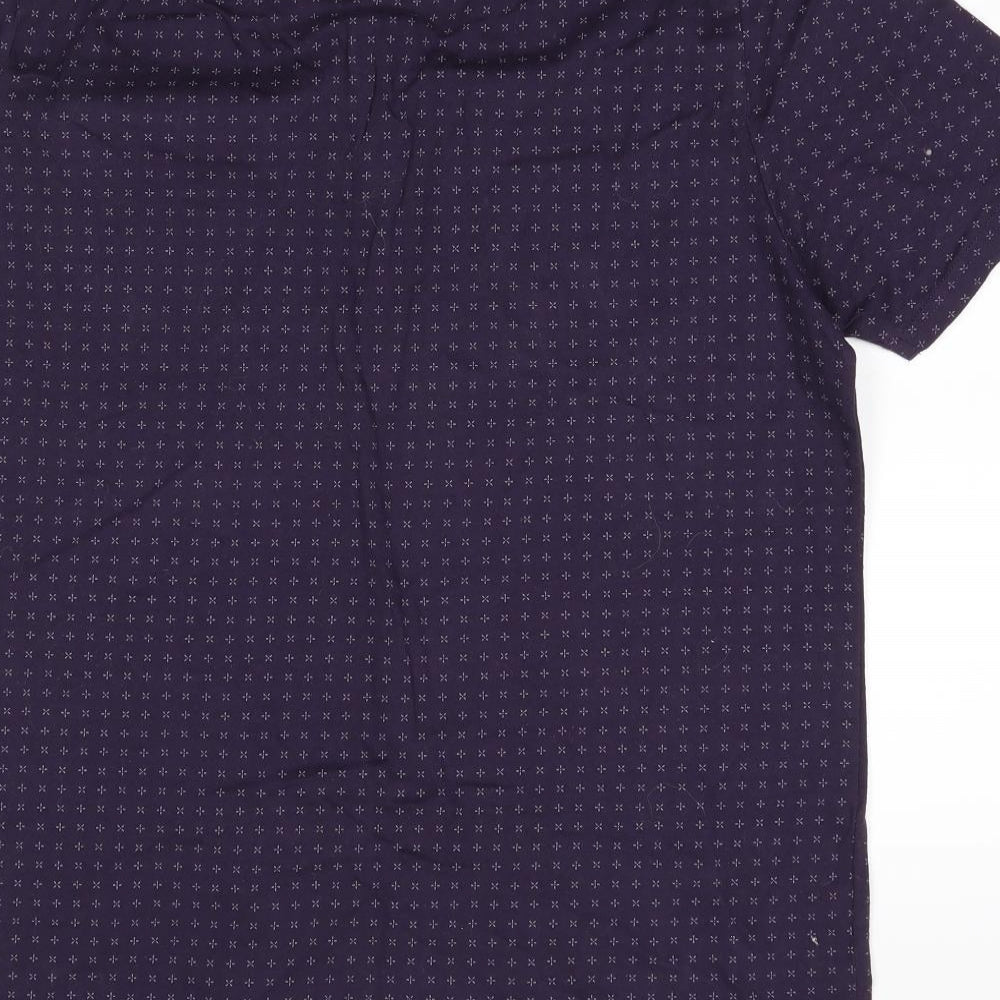 George Mens Purple    Polo Size L