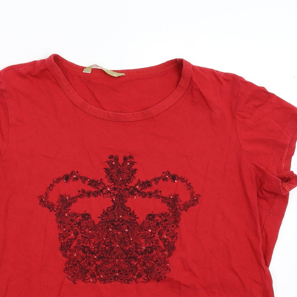 TU Womens    Basic T-Shirt Size 16