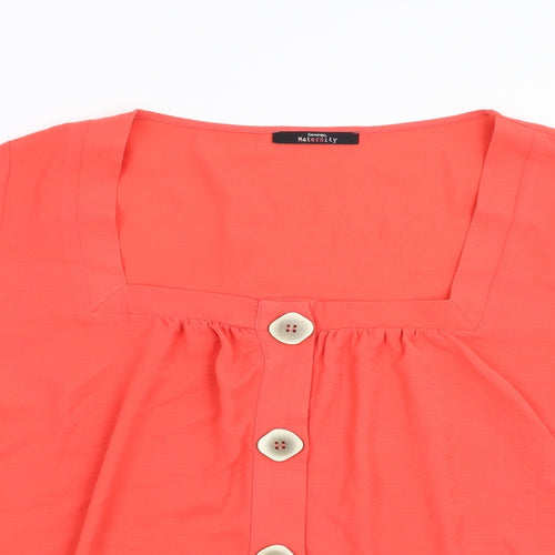 George Maternity Womens Orange   Basic Blouse Size 18  - Maternity