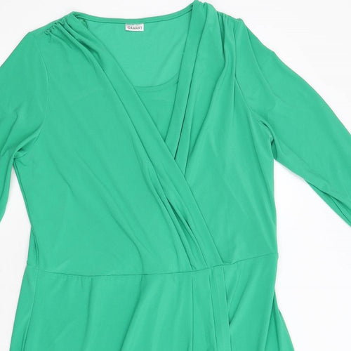 Damart Womens Green   Shift  Size 18