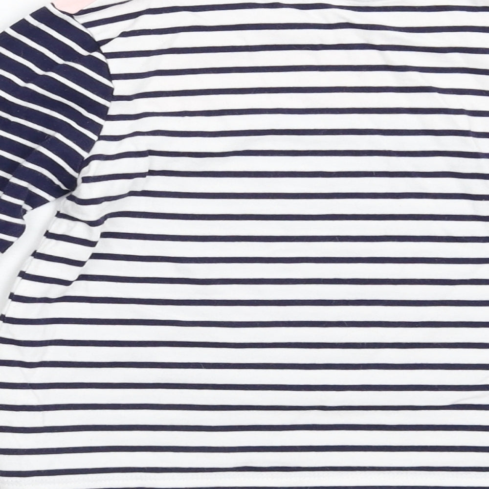 George Girls Multicoloured Striped  Basic T-Shirt Size 4-5 Years