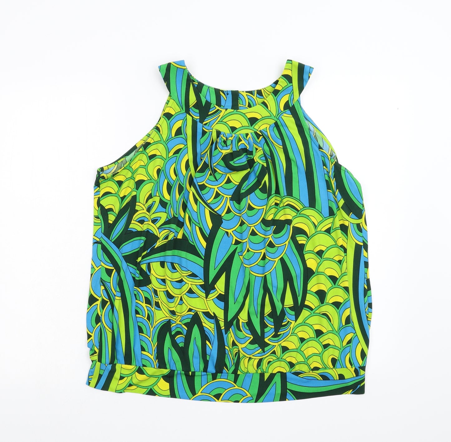 Wallis Womens Multicoloured Floral  Basic Tank Size 18