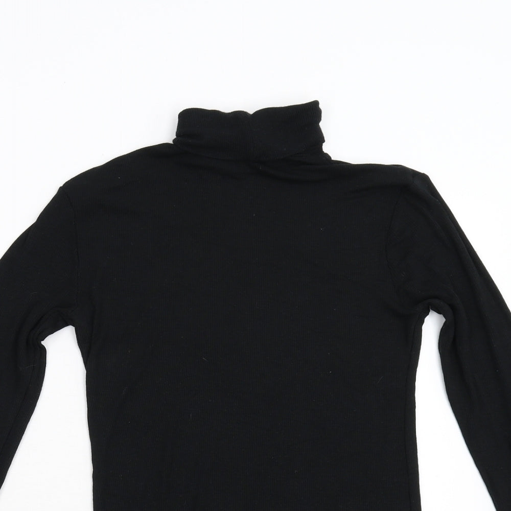 F&F Womens Black  Knit Pullover Jumper Size 8