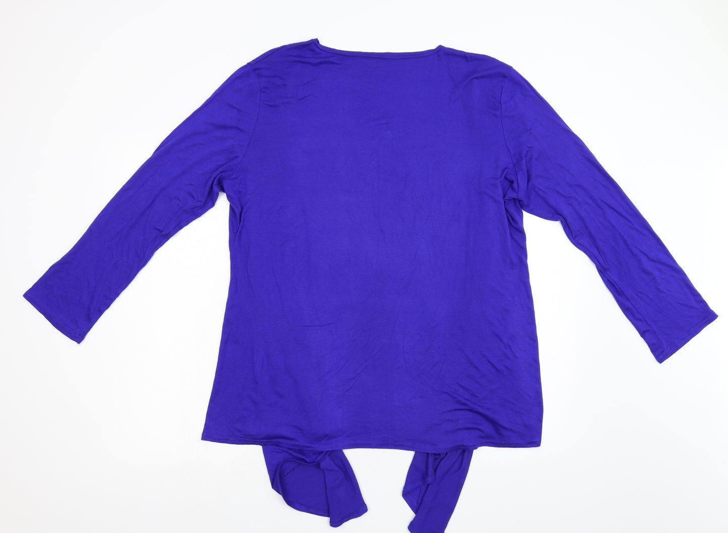Preworn Womens Blue   Cardigan Jumper Size L
