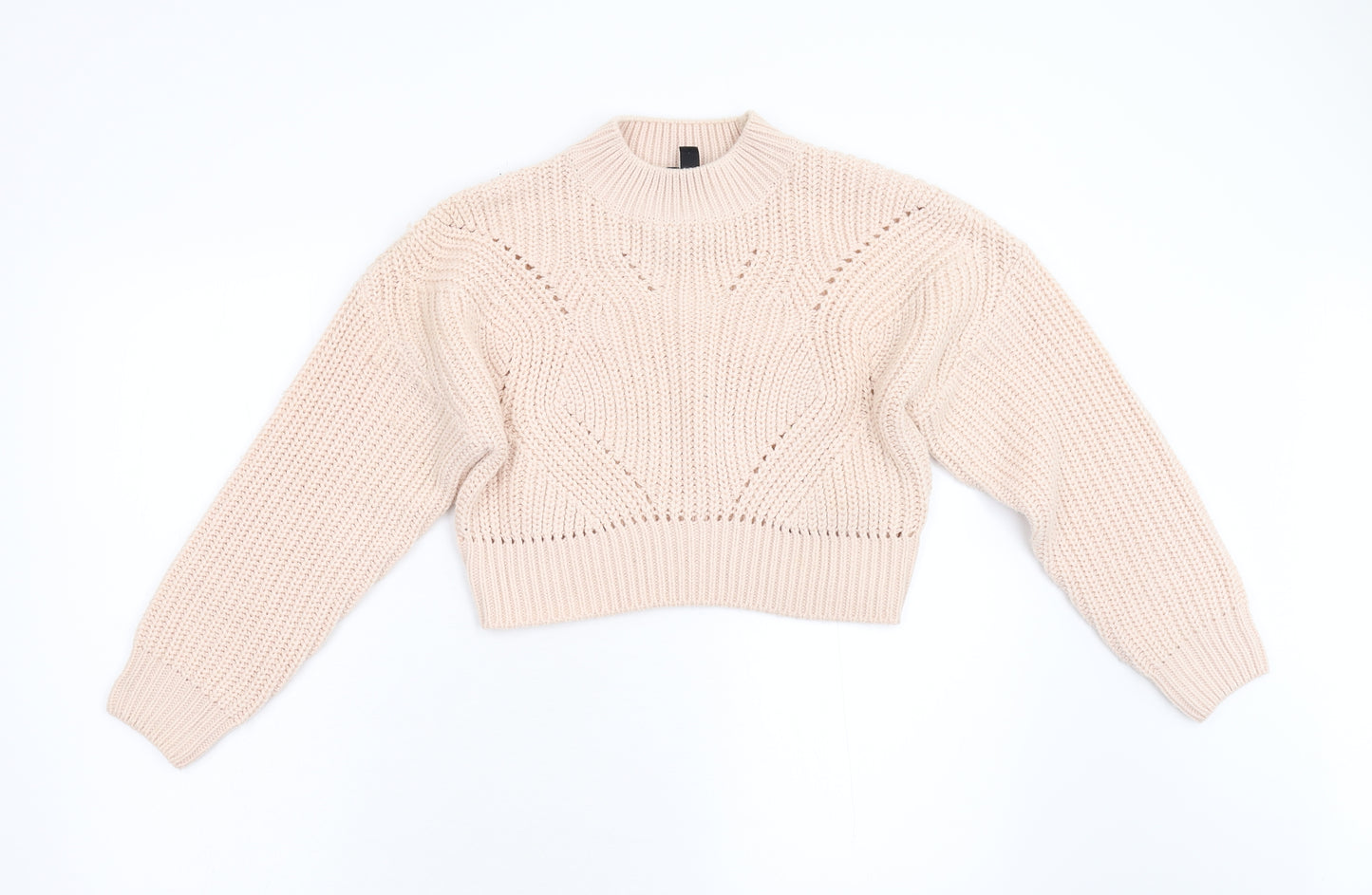 New Look 915 Girls Pink  Knit Pullover Jumper Size 12-13 Years
