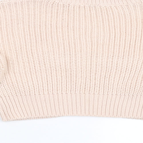 New Look 915 Girls Pink  Knit Pullover Jumper Size 12-13 Years