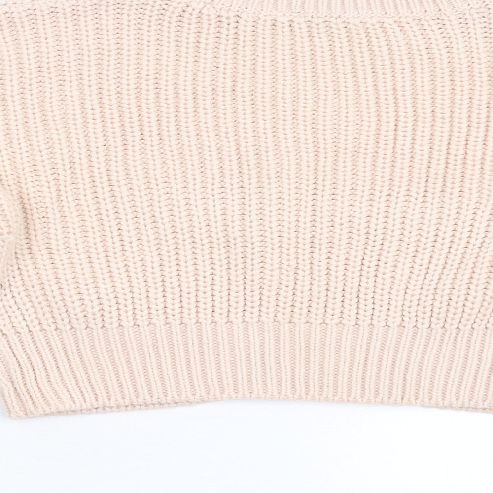 New Look 915 Girls Pink  Knit Pullover Jumper Size 12-13 Years