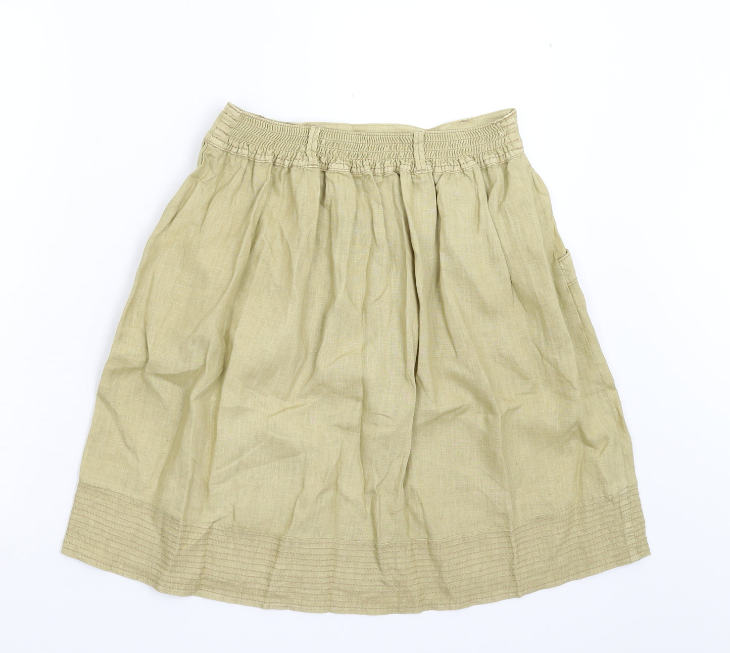 M&S Womens Brown   A-Line Skirt Size 10