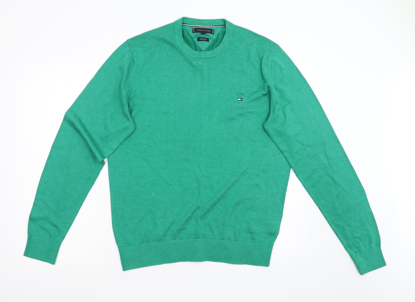 Tommy Hilfiger Mens Green   Pullover Jumper Size L