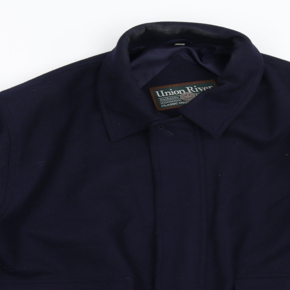 Union River Mens Blue   Jacket  Size L