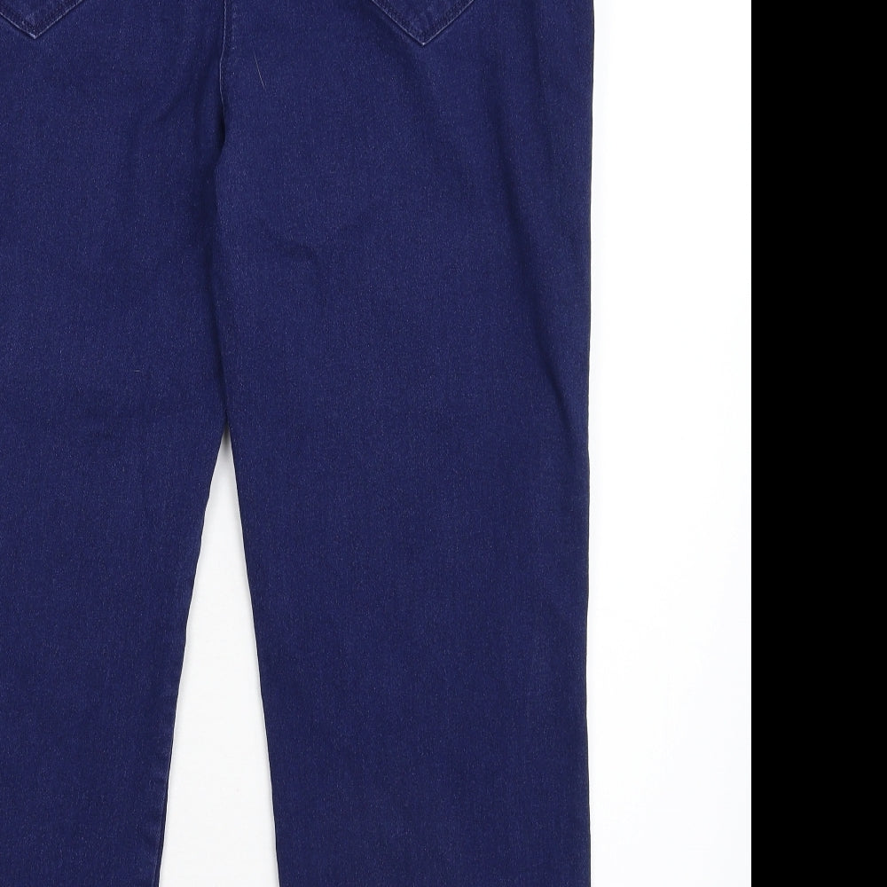 Bonmarché Womens Blue  Denim Straight Jeans Size 22 L26 in