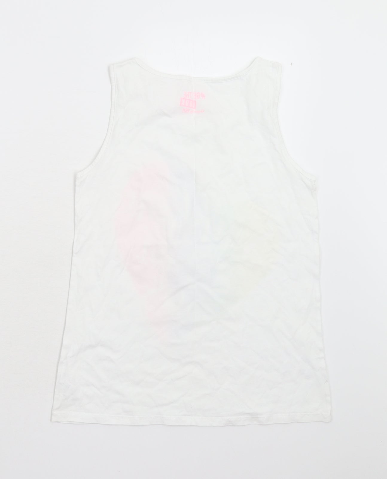 F&F Girls White   Basic T-Shirt Size 13-14 Years