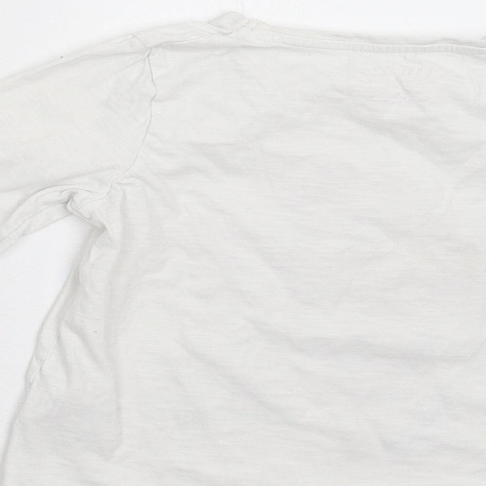 Matalan Girls White   Basic T-Shirt Size 5-6 Years