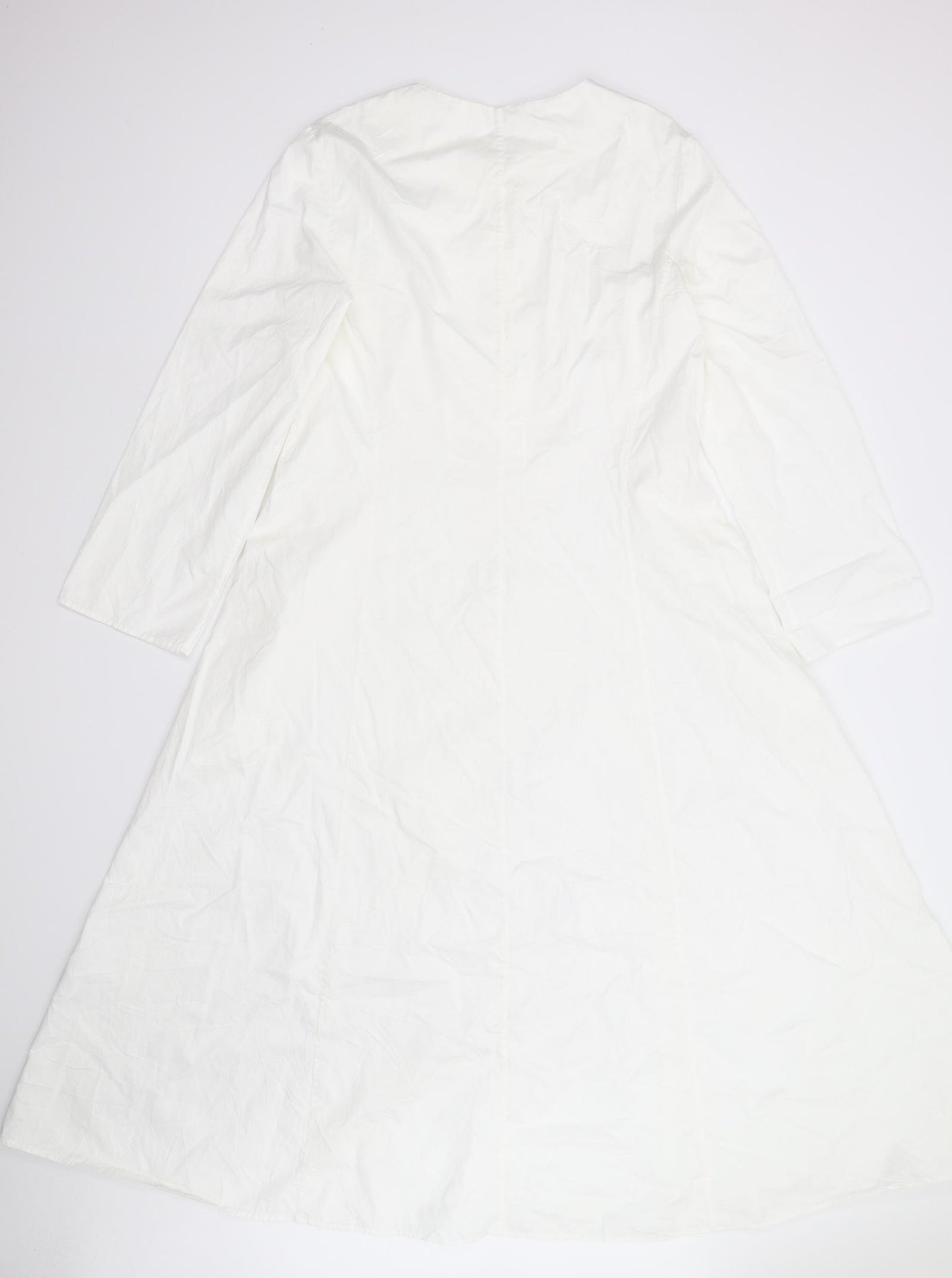 COS Womens White   Shirt Dress  Size XL