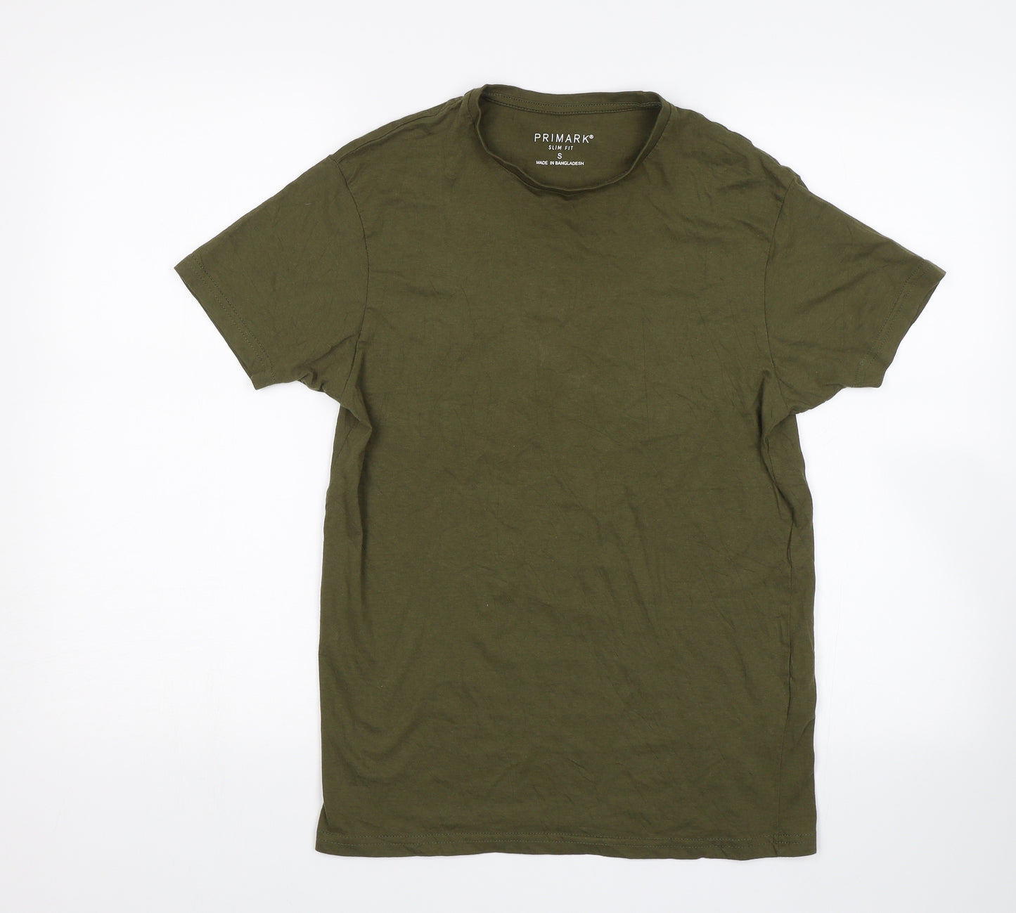 Primark Mens Green    T-Shirt Size S