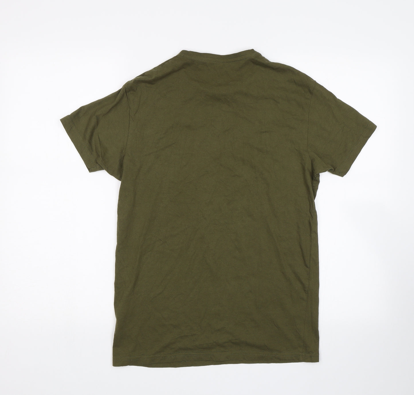 Primark Mens Green    T-Shirt Size S