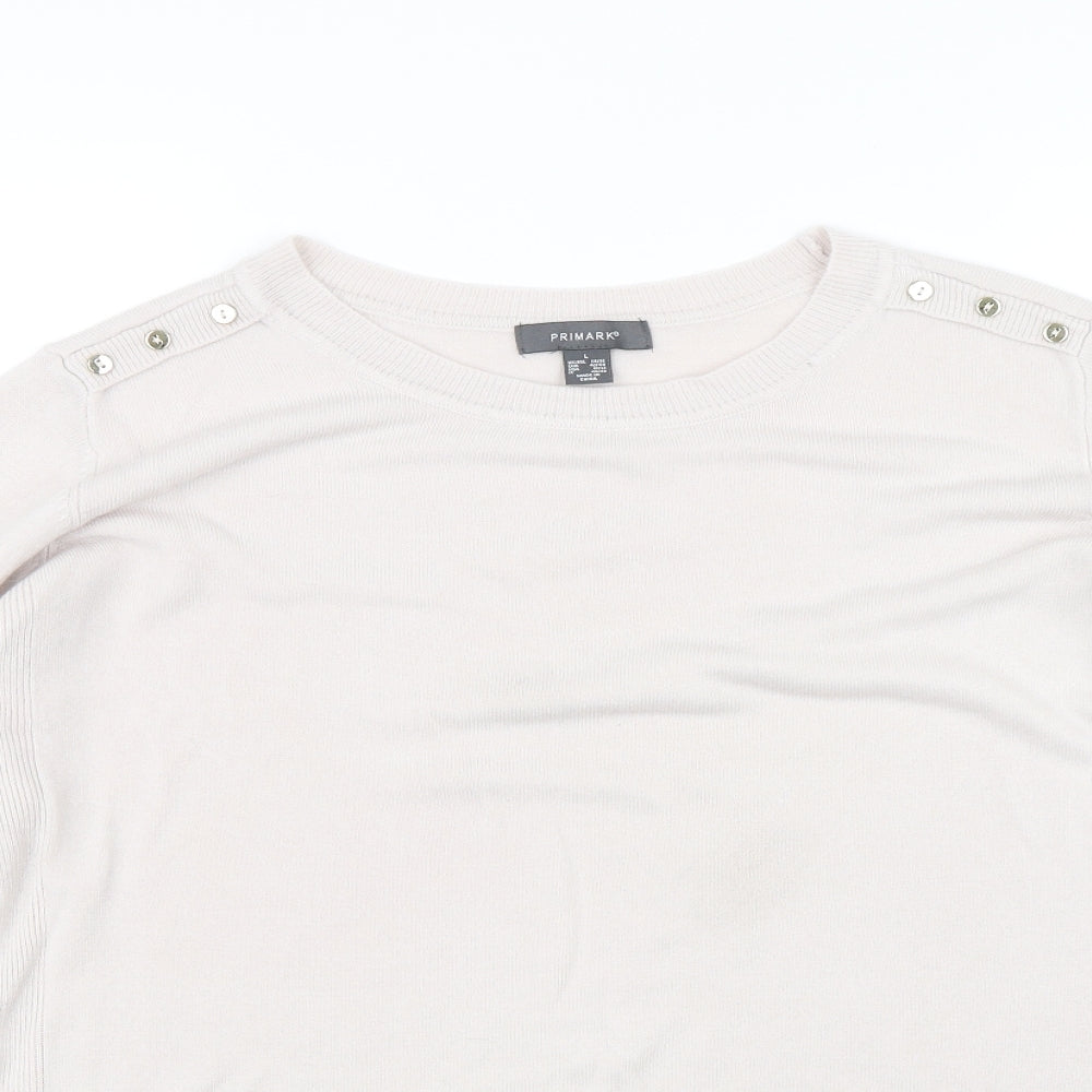 Primark Womens Pink   Pullover Jumper Size L