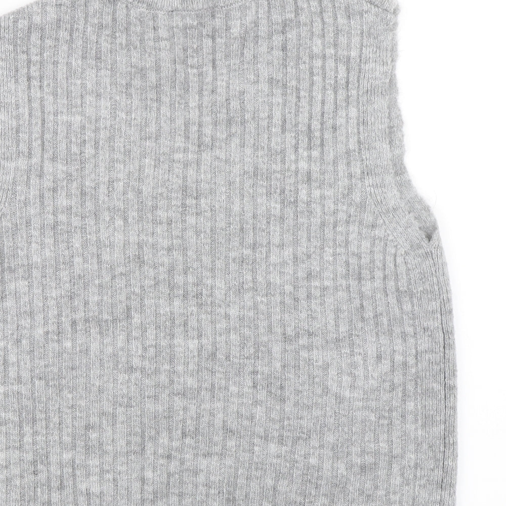 New Look Womens Grey   Vest Jumper Size S