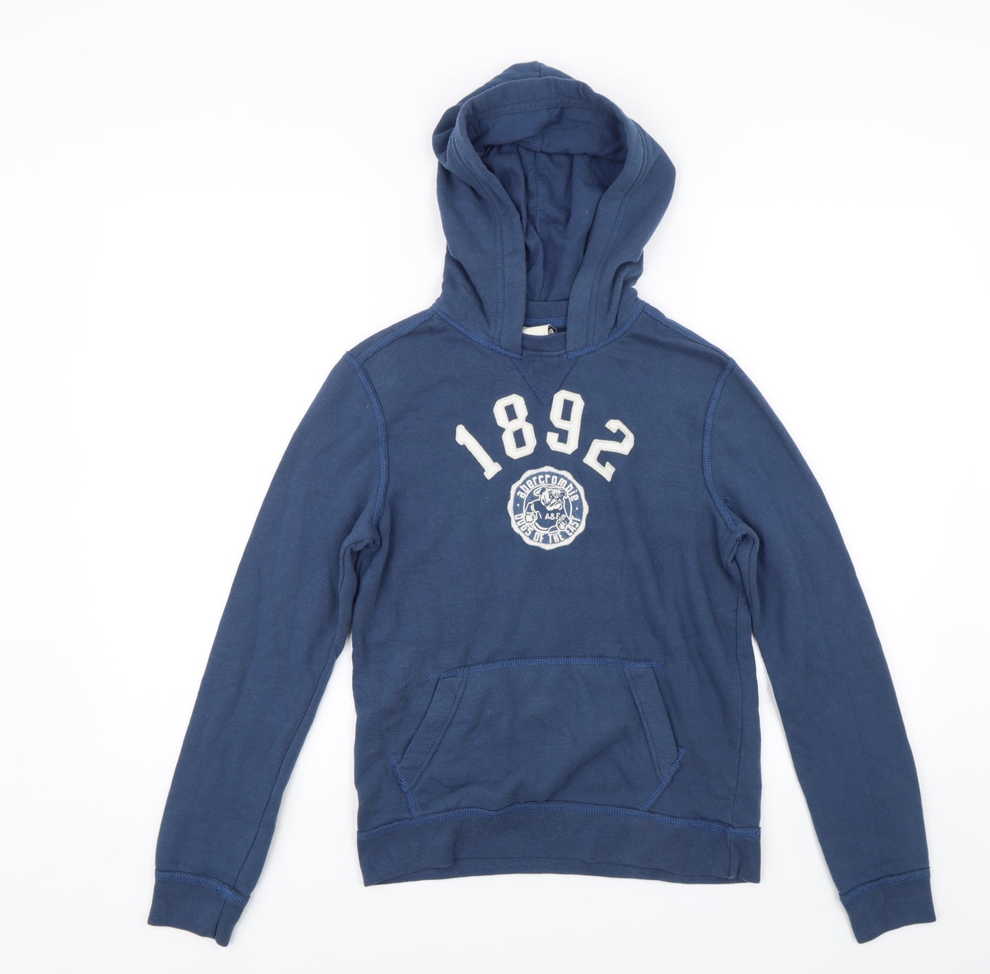 Abercrombie & Fitch Boys Blue   Pullover Hoodie Size 12 Years  - 1892 Dog