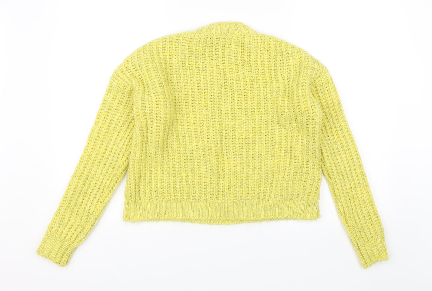 Primark Womens Yellow   Pullover Jumper Size S