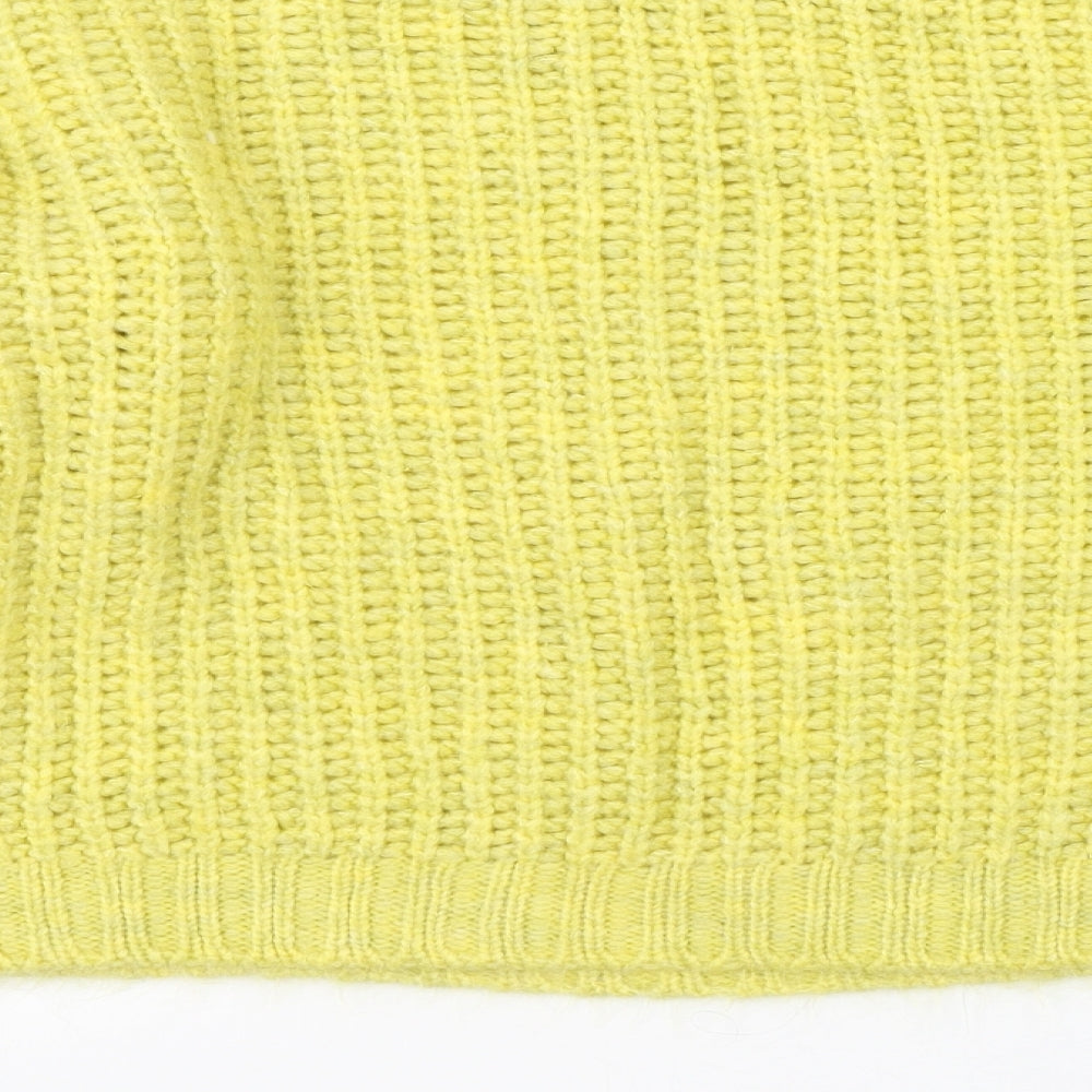 Primark Womens Yellow   Pullover Jumper Size S
