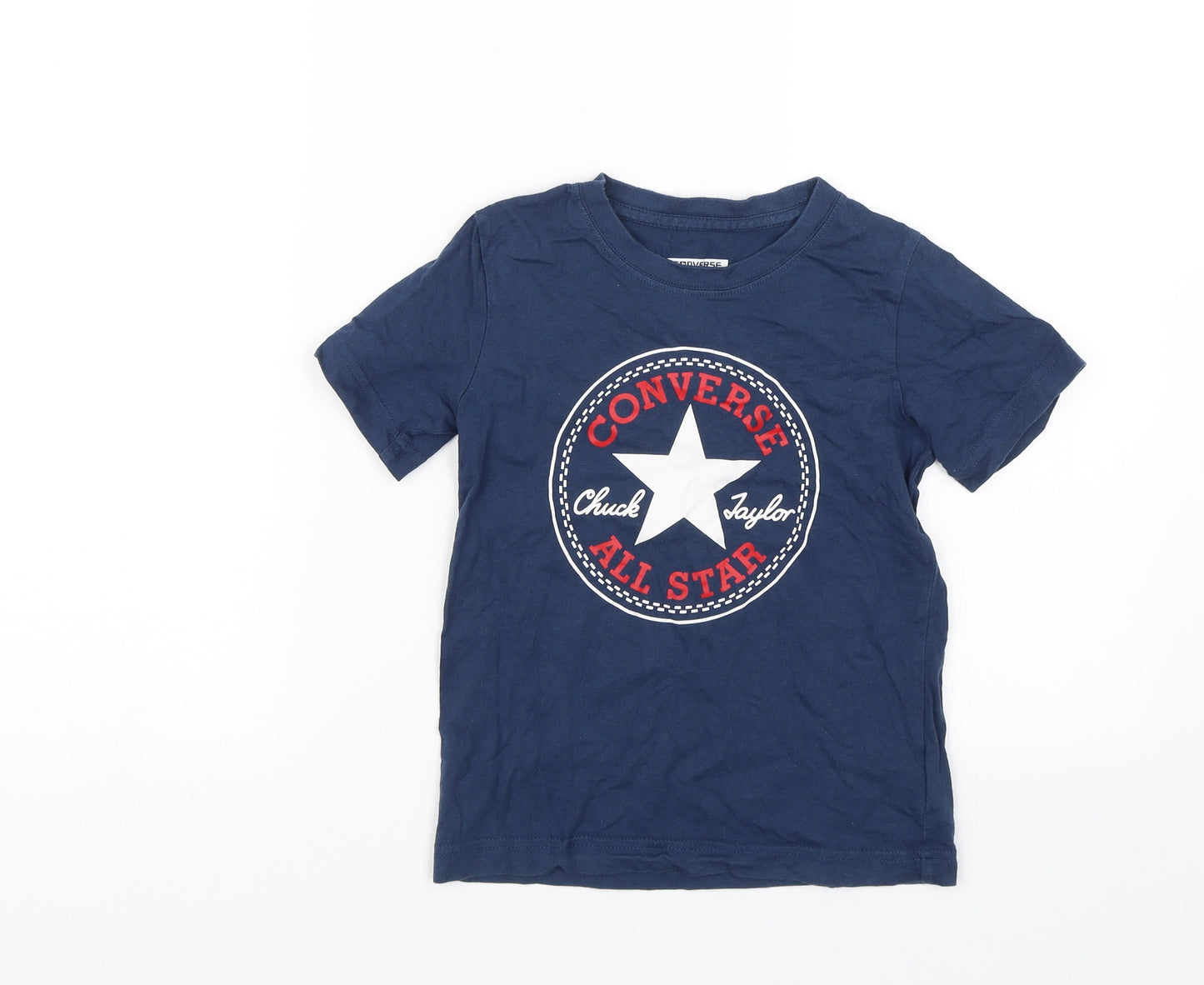 Converse Boys Blue   Basic T-Shirt Size 6-7 Years