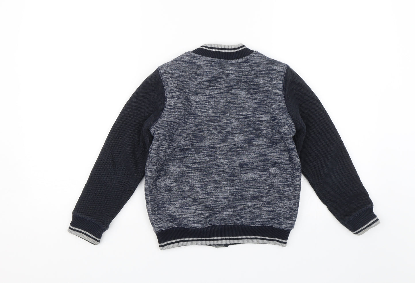 M&S Boys Blue   Full Zip Jumper Size 6-7 Years