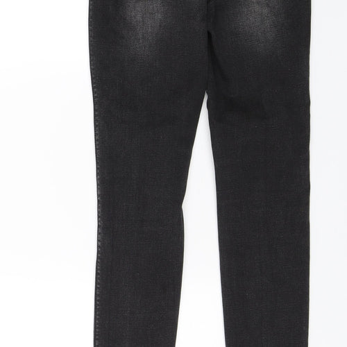 Matalan Womens Black  Denim Skinny Jeans Size 10 L28 in