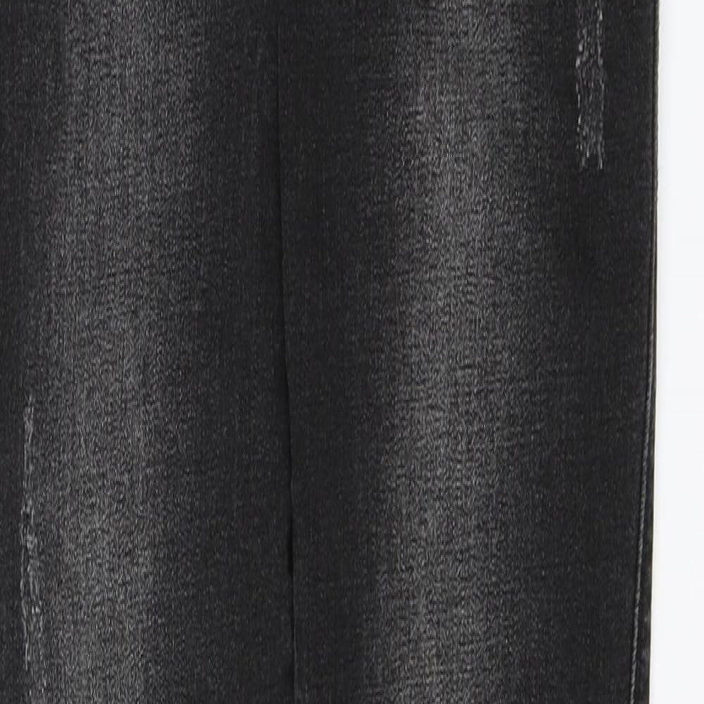 Matalan Womens Black  Denim Skinny Jeans Size 10 L28 in