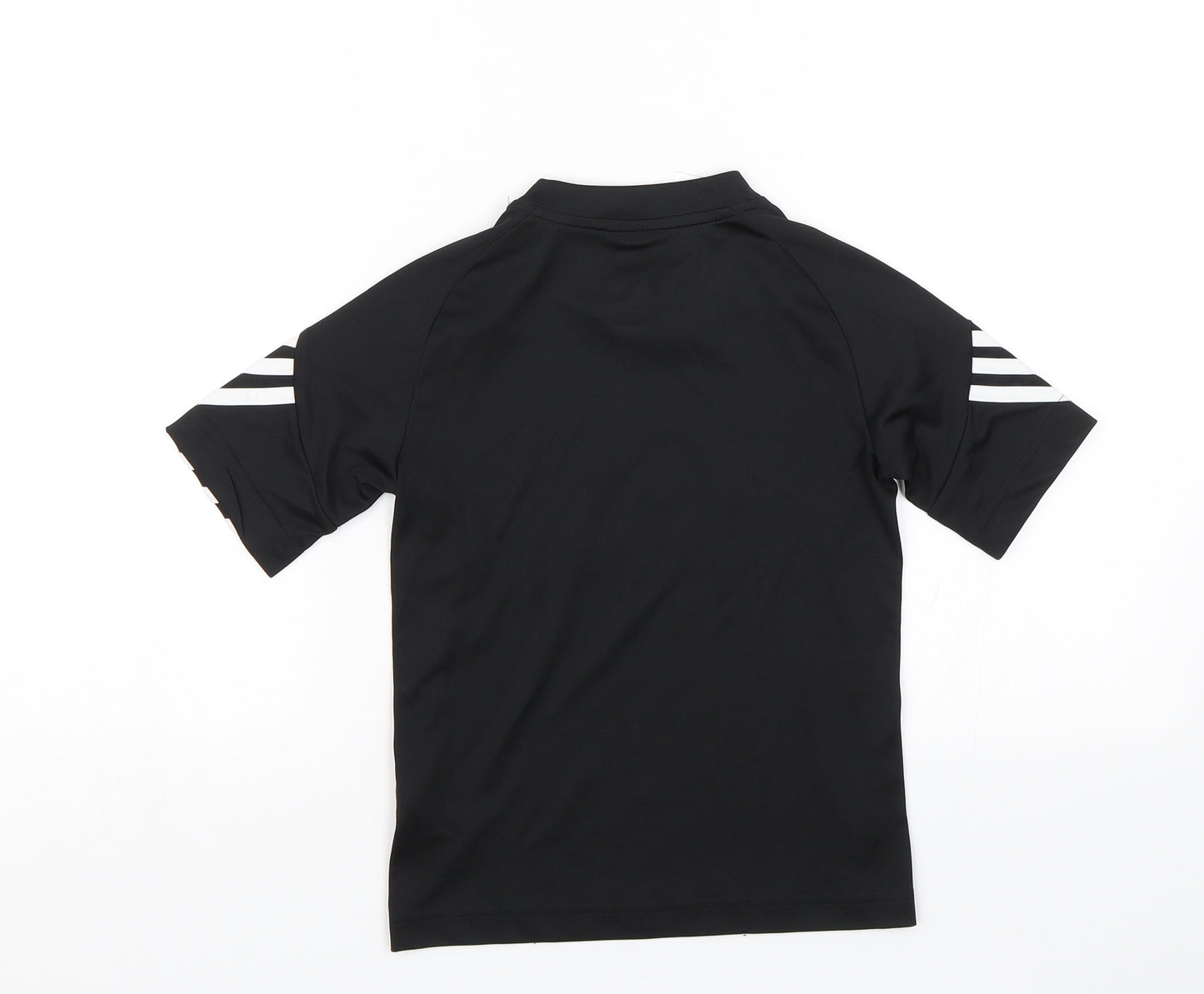 adidas Boys Black   Basic T-Shirt Size 7-8 Years