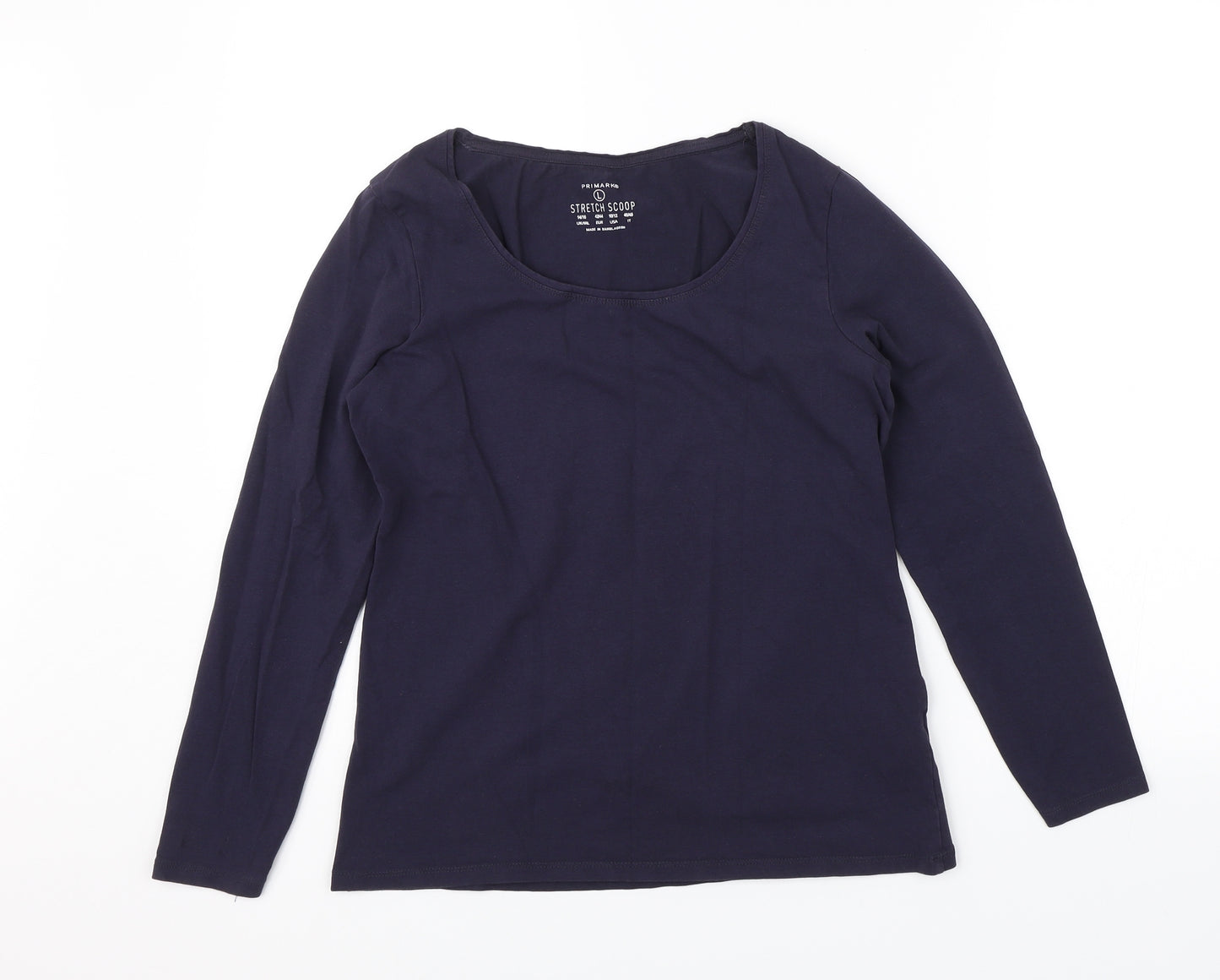 Primark Womens Blue   Basic T-Shirt Size L