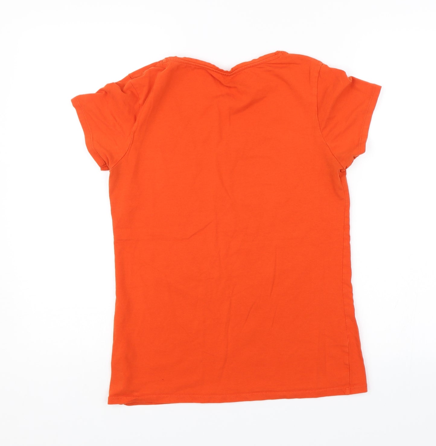 Primark Womens Orange   Basic T-Shirt Size 14