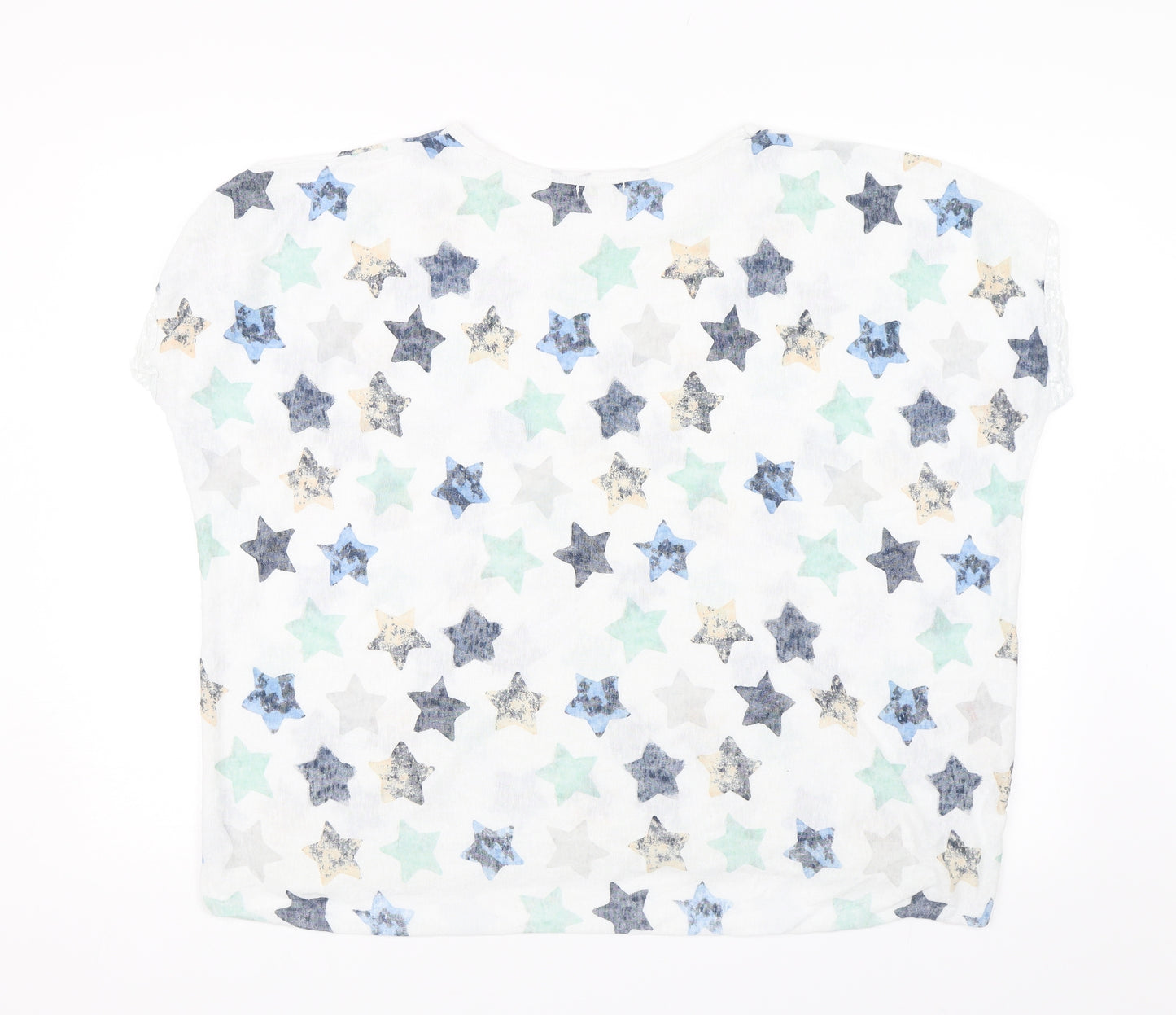 Apricot Womens White   Basic Blouse Size S  - Stars