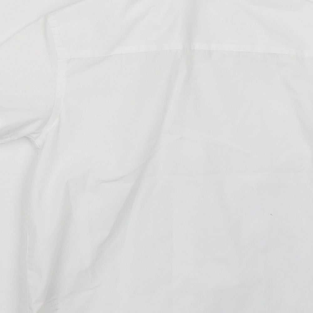 F&F Girls White   Basic Button-Up Size 6-7 Years