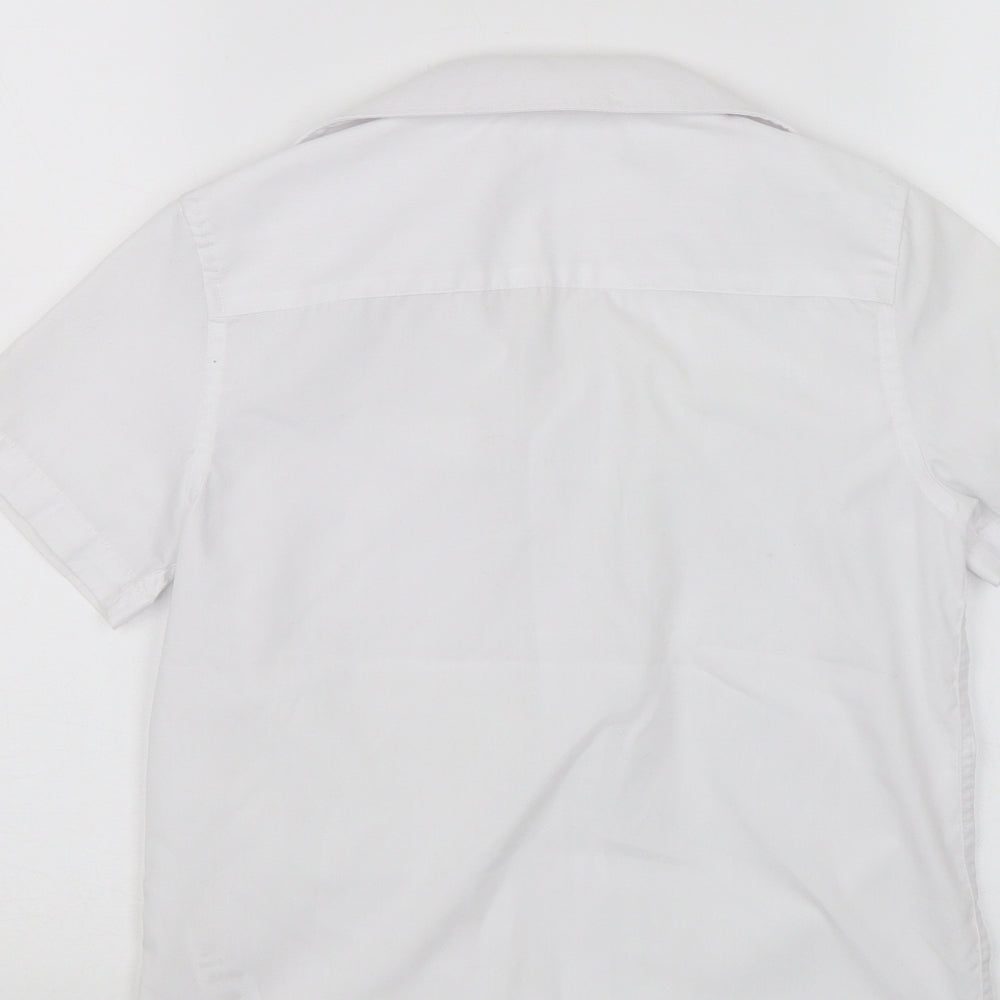 F&F Girls White   Basic Button-Up Size 6-7 Years